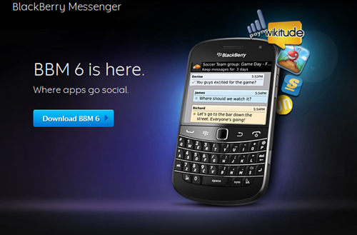 Blackberry Messenger 6